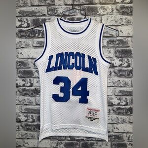 Jesus Shuttlesworth #34 Lincoln He Got Game Movie Basketball Jersey Youth XS